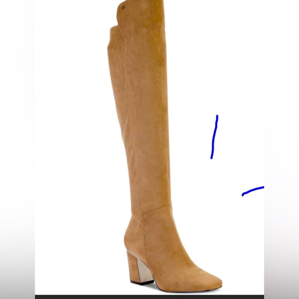 DKNY zipper long knee boots